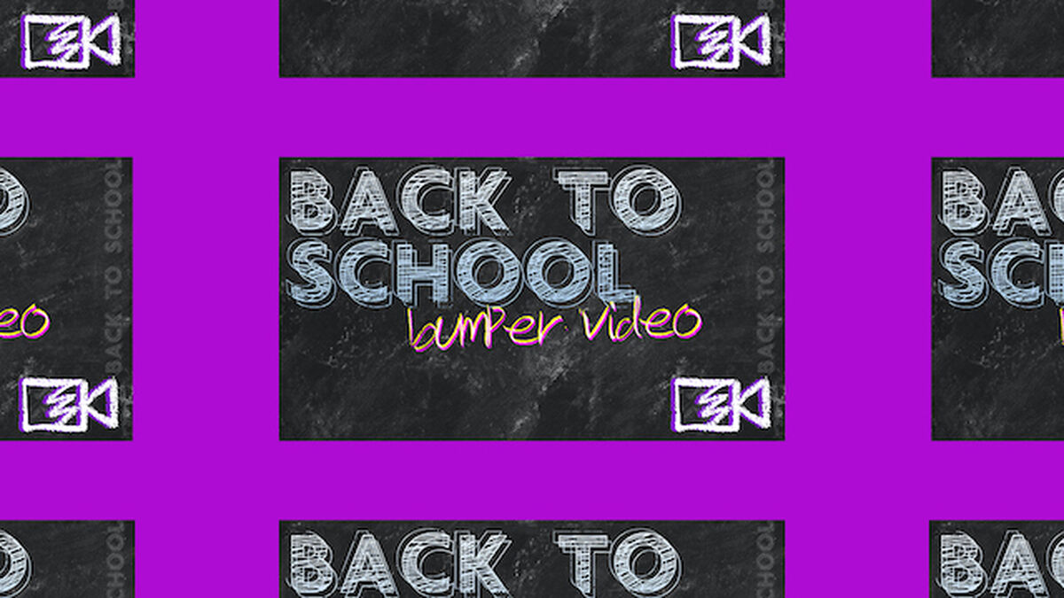 Back 2 School Bumper Video image number null